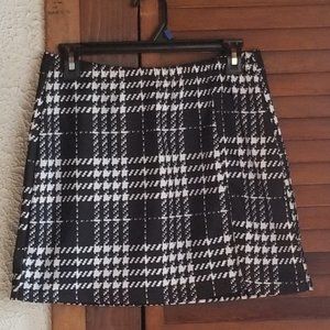 Shein buffalo plaid mini skirt size large